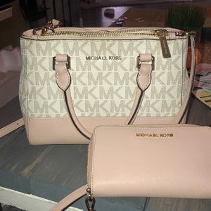 Michael Kors purse and wallet
